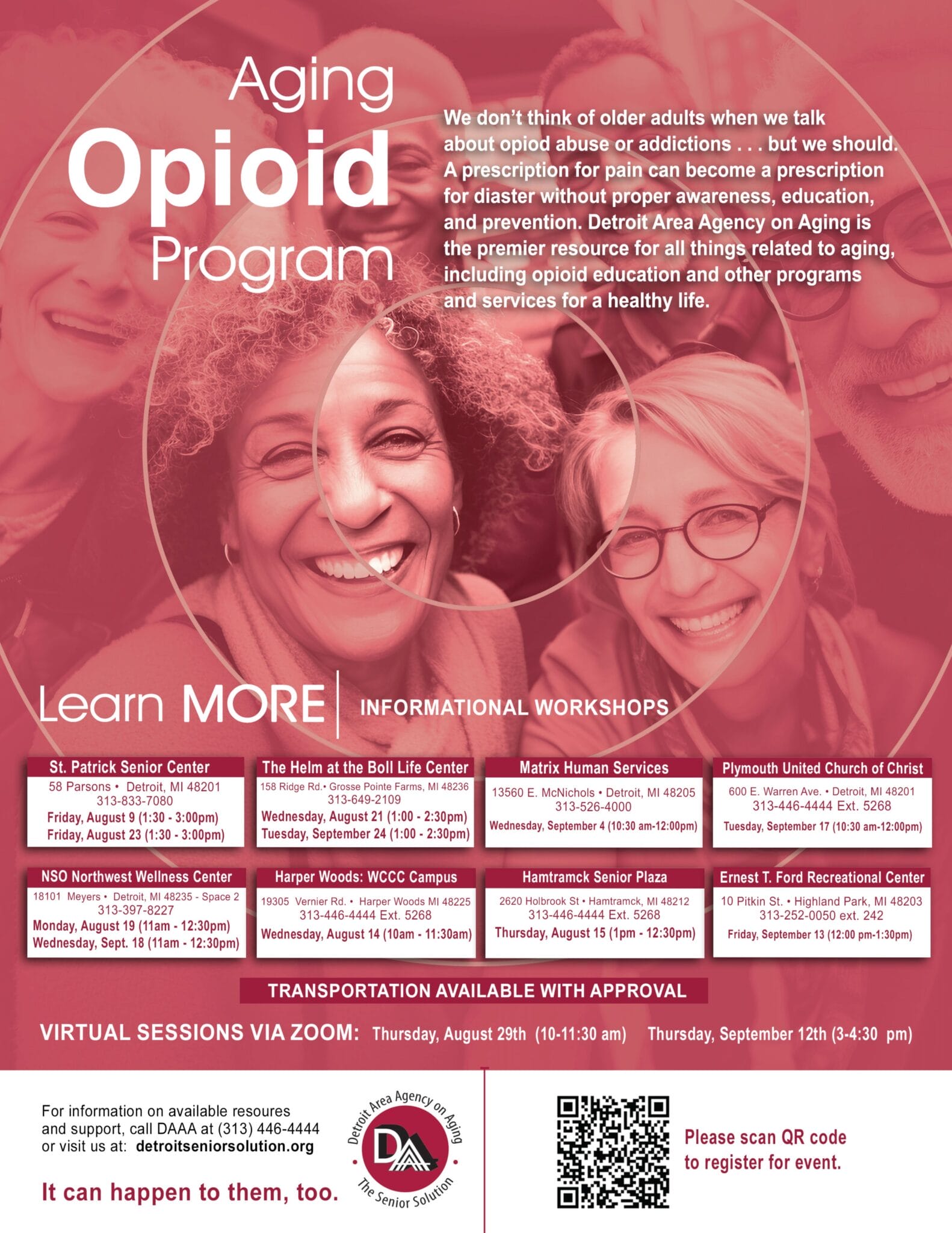 What is the DAAA Aging Opioid Program? Detroit Area Agency on Aging